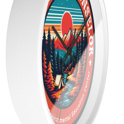 Camp Chaos Counselor PEEC Wall Clock