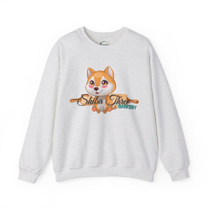 Shiba Three Barkery Crewneck Sweatshirt