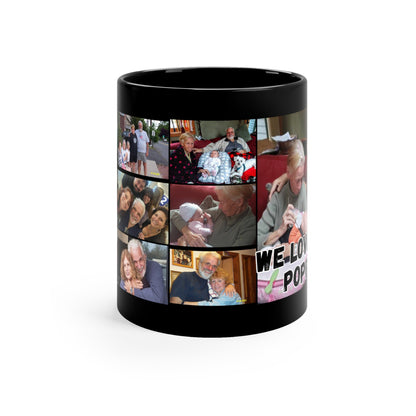 Poppop Black Coffee Mug 11oz