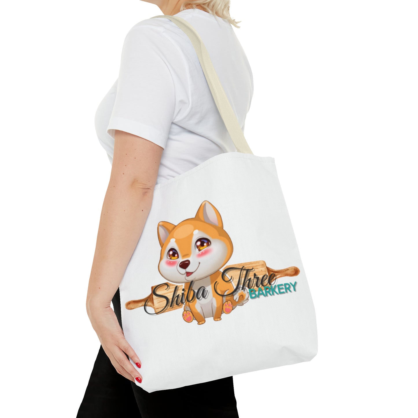 Shiba Three Barkery Tote Bag