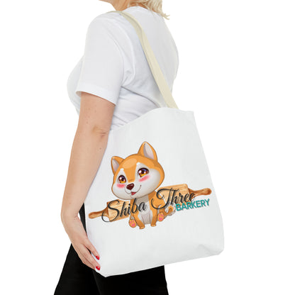 Shiba Three Barkery Tote Bag