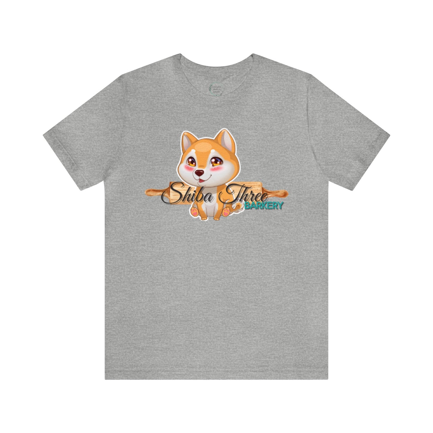 Shiba Three Barkery Short Sleeve T-Shirt