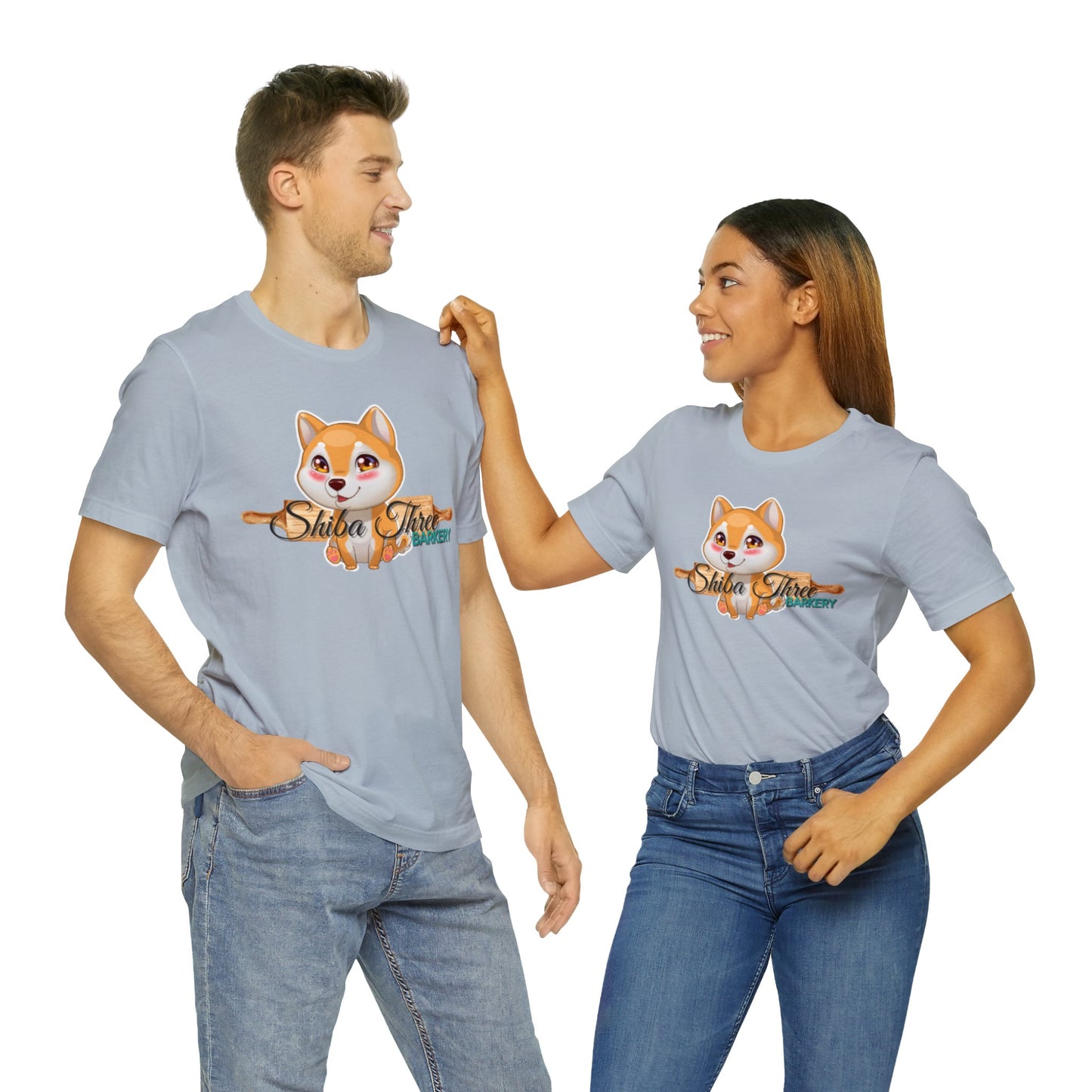 Shiba Three Barkery Short Sleeve T-Shirt