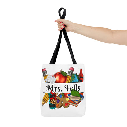 Custom Teacher Tote Bag (White)