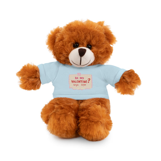 Custom Valentine's Stuffed Animals with Tee