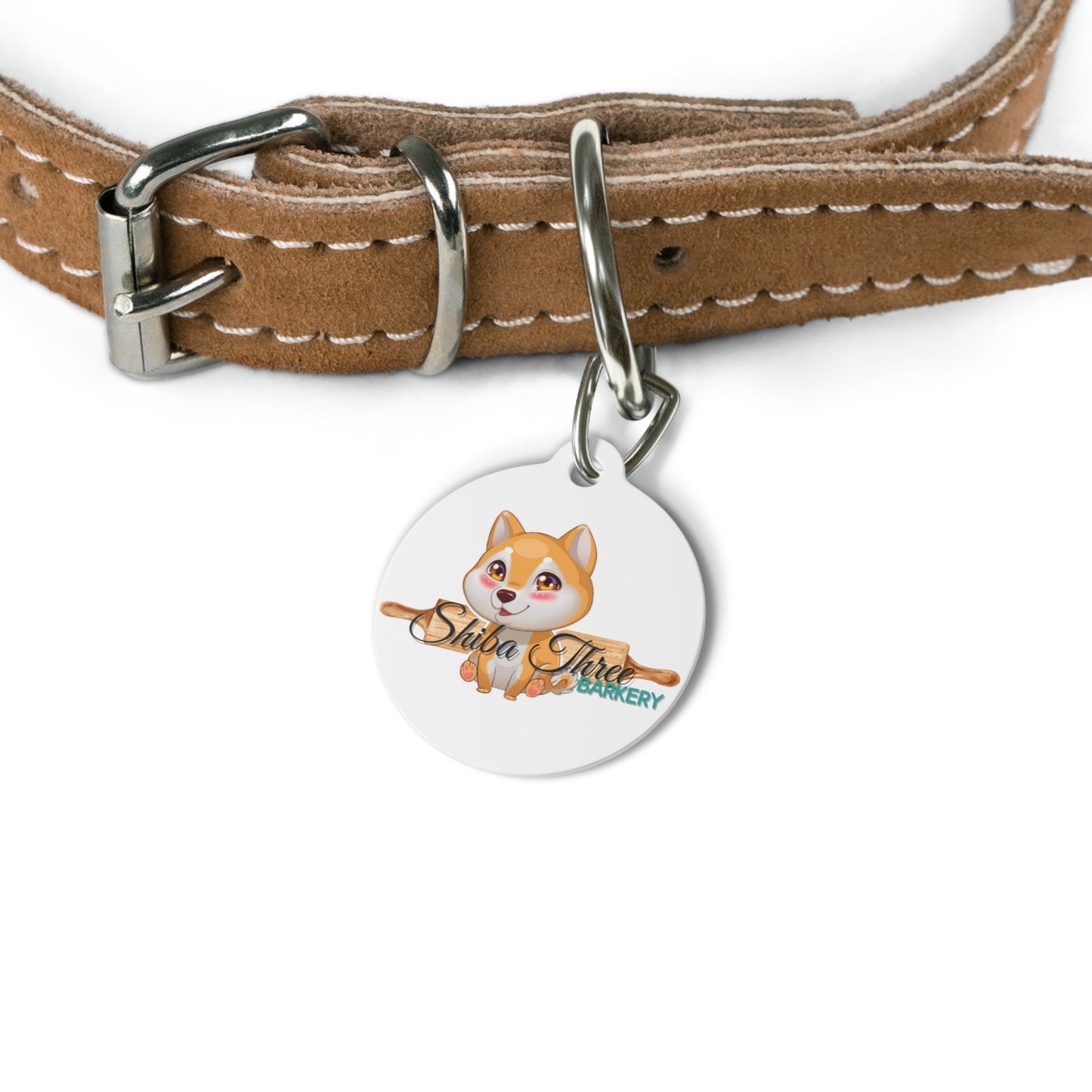 Customizable Shiba Three Barkery Pet Tag