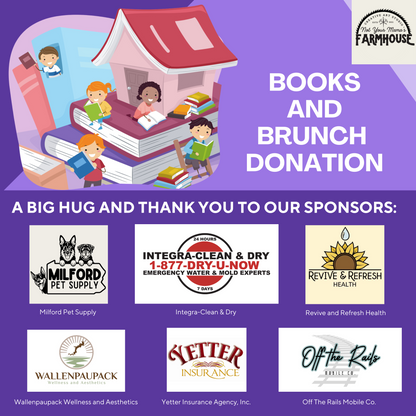 Books and Brunch Donation