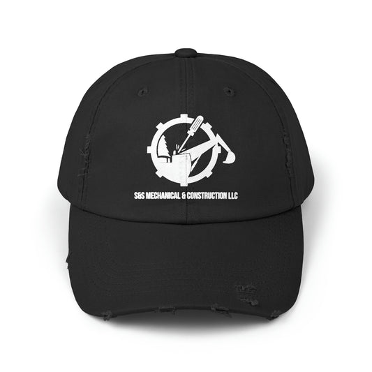 S&S Mechanical & Construction Unisex Distressed Cap