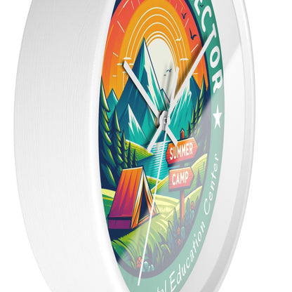 Camp Chaos Director PEEC Wall Clock