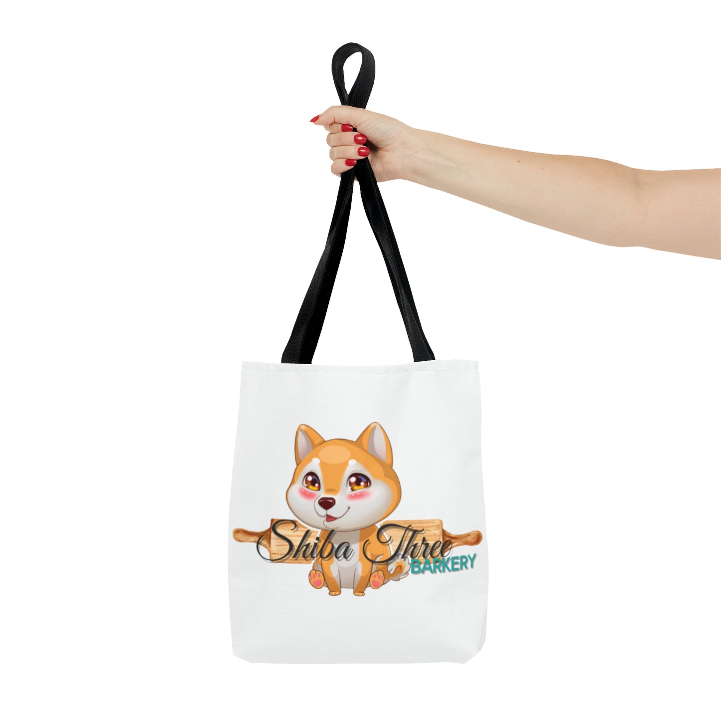 Shiba Three Barkery Tote Bag