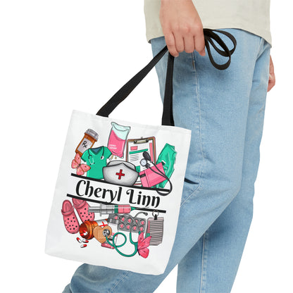 Custom Cheryl Nurse Tote Bag