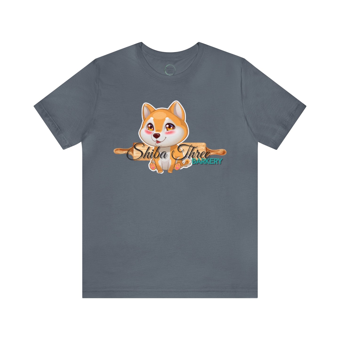 Shiba Three Barkery Short Sleeve T-Shirt