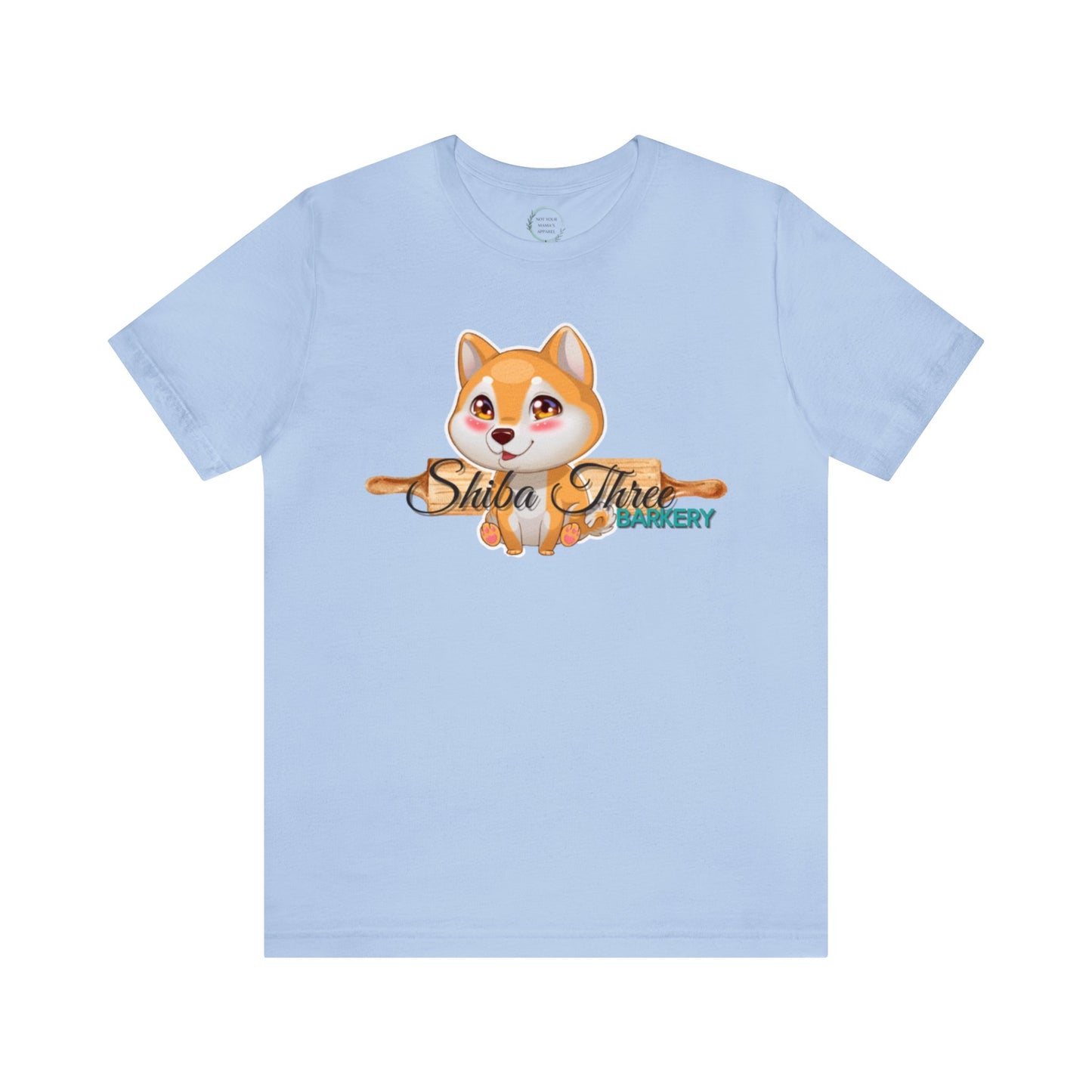 Shiba Three Barkery Short Sleeve T-Shirt