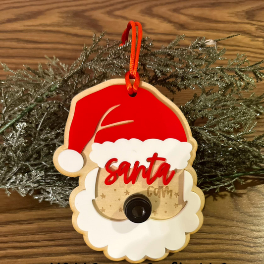 Santa Cam Ornament