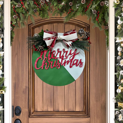 Christmas Wood Door Hanger (Private Event)