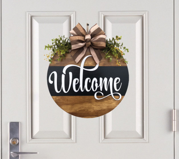 Welcome Wood Door Hanger Workshop